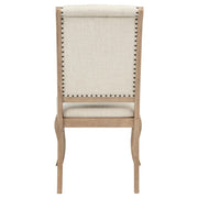 Brockway Upholstered Dining Chair Barley Brown (Set of 2) - 110292
