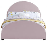 Brody Velvet King Bed Pink - Gate FurnitureKing Bed