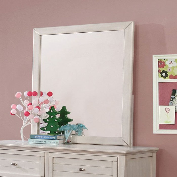 Brogan Antique White Mirror - CM7517WH-M