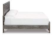 Bronyan Dark Gray King Panel Bed - Gate FurnitureKing Bed