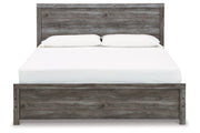 Bronyan Dark Gray King Panel Bed - Gate FurnitureKing Bed