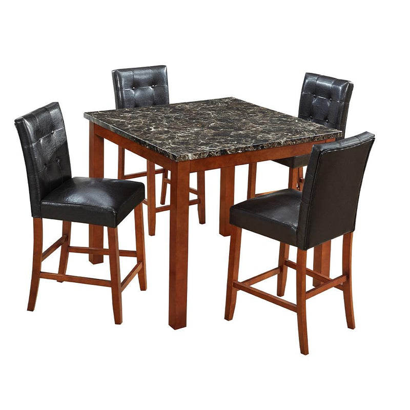 Brooklyn - 5 PC Pub Dining Set, Table and 4 Chairs 1 SET/CTN - D594-5PC-Set