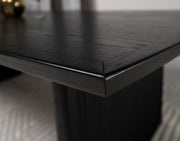 Brookmead 100-inch Extension Leaf Dining Table Black - 108231