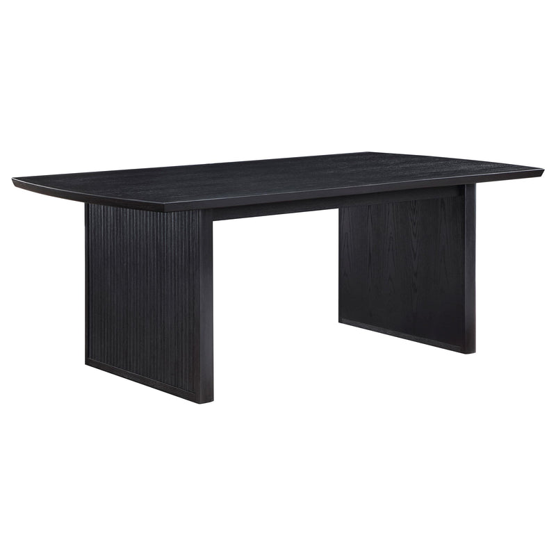 Brookmead 100-inch Extension Leaf Dining Table Black - 108231