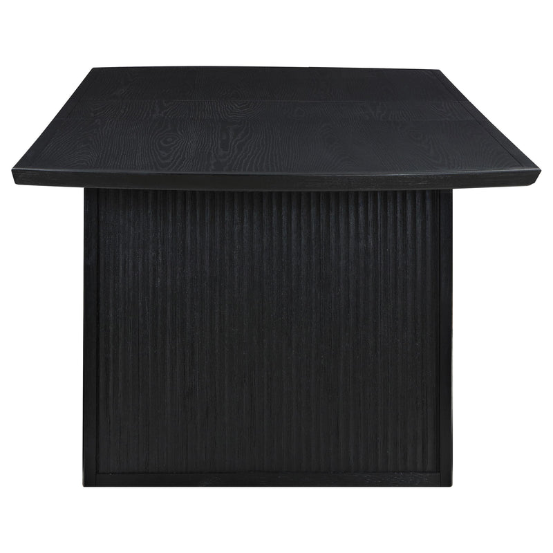 Brookmead 100-inch Extension Leaf Dining Table Black - 108231