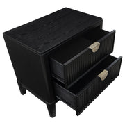 Brookmead 2-drawer Nightstand Black - 224712
