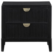 Brookmead 2-drawer Nightstand Black - 224712