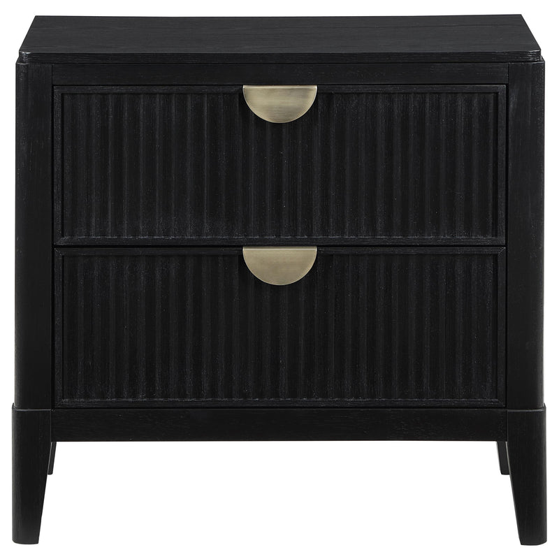 Brookmead 2-drawer Nightstand Black - 224712