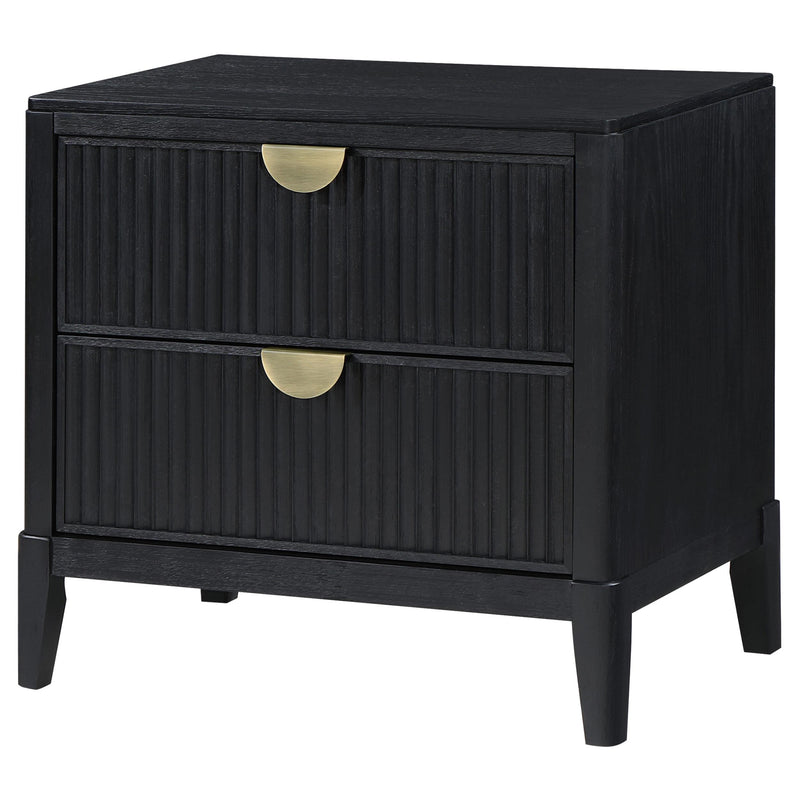 Brookmead 2-drawer Nightstand Black - 224712