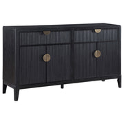 Brookmead 4-door Sideboard Buffet Storage Cabinet Black - 108235