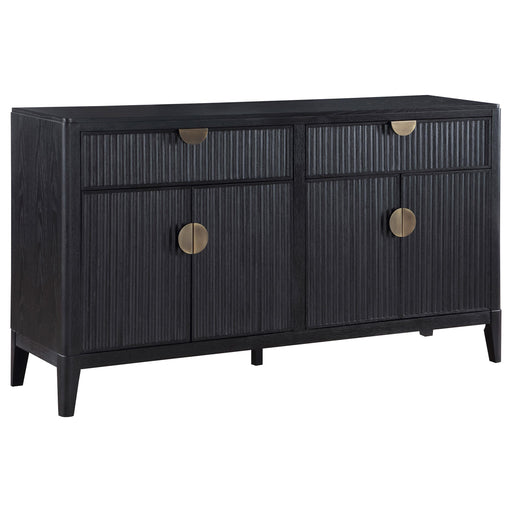 Brookmead 4-door Sideboard Buffet Storage Cabinet Black - 108235