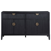 Brookmead 4-door Sideboard Buffet Storage Cabinet Black - 108235