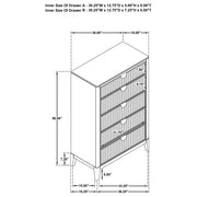 Brookmead 5-drawer Bedroom Chest Black - 224715