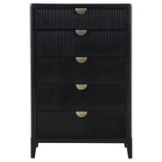 Brookmead 5-drawer Bedroom Chest Black - 224715