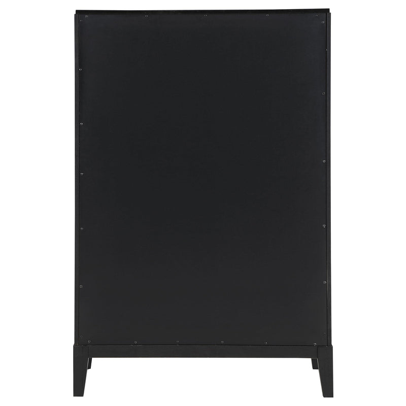 Brookmead 5-drawer Bedroom Chest Black - 224715