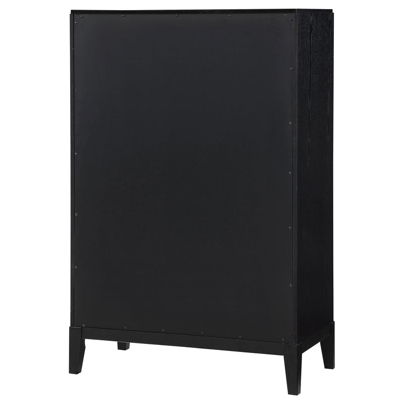 Brookmead 5-drawer Bedroom Chest Black - 224715