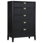 Brookmead 5-piece Eastern King Bedroom Set Black - 224711KE-S5