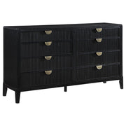 Brookmead 5-piece Upholstered Eastern King Bedroom Set Black - 224710KE-S5