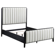 Brookmead 5-piece Upholstered Queen Bedroom Set Black - 224710Q-S5