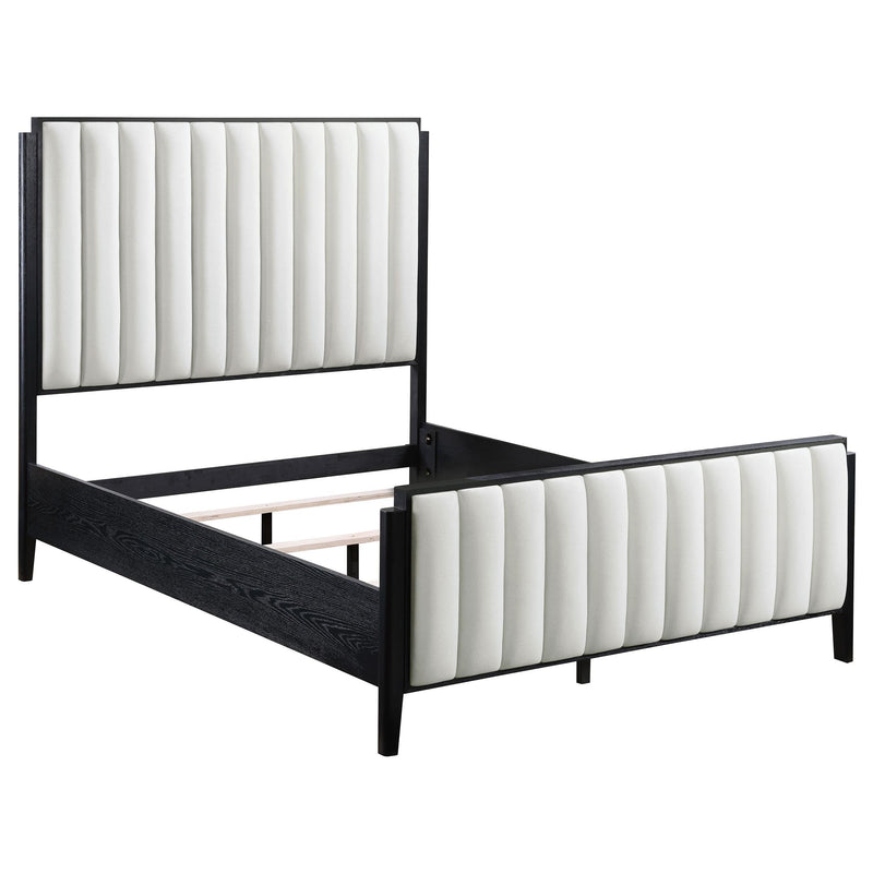 Brookmead 5-piece Upholstered Queen Bedroom Set Black - 224710Q-S5