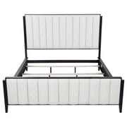 Brookmead 60-inch Upholstered California King Bed Black - 224710KW