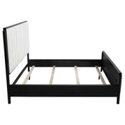 Brookmead 60-inch Upholstered California King Bed Black - 224710KW