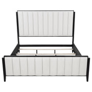 Brookmead 60-inch Upholstered Eastern King Bed Black - 224710KE