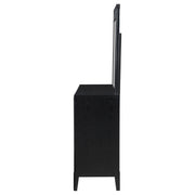 Brookmead 8-drawer Dresser with Mirror Black - 224713M