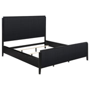 Brookmead Wood California King Panel Bed Black - 224711KW
