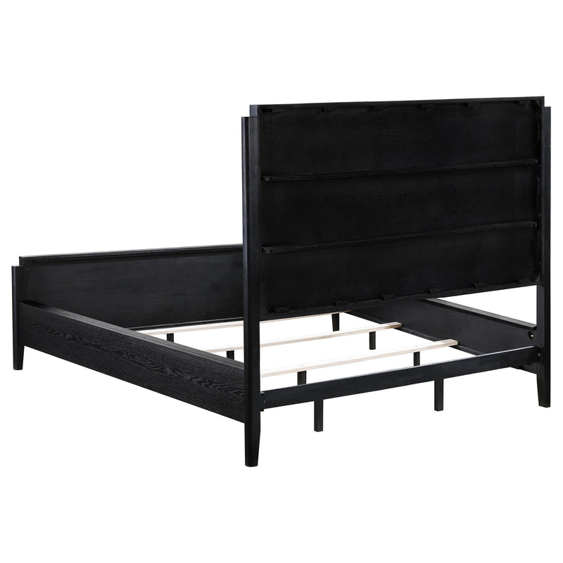 Brookmead Wood California King Panel Bed Black - 224711KW