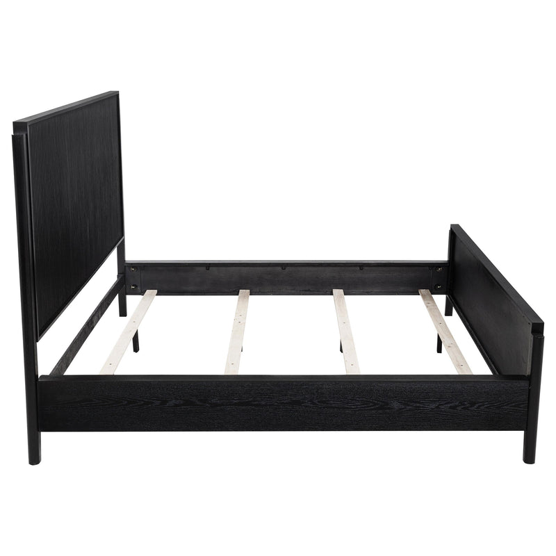 Brookmead Wood California King Panel Bed Black - 224711KW
