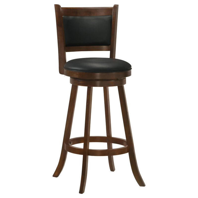 Broxton Upholstered Swivel Bar Chair Chestnut (Set of 2) - 101920
