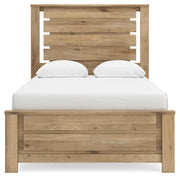 Brozmont Full Panel Bed, Dresser and Mirror - B1045B9