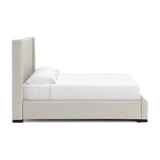 Brozmont Oatmeal King Upholstered Storage Bed - B1045B14