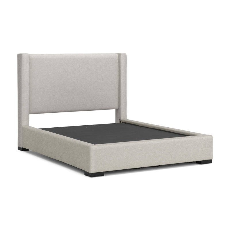 Brozmont Oatmeal Queen Upholstered Storage Bed - B1045B12