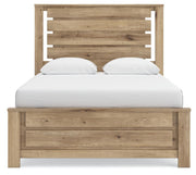 Brozmont Queen Panel Bed, Dresser and Mirror - B1045B3