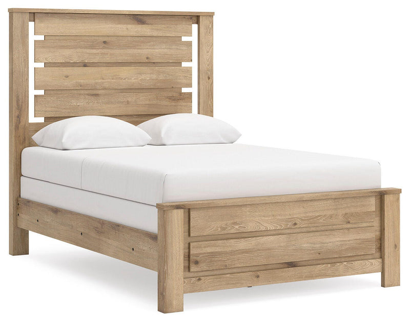 Brozmont Tan Full Panel Bed - B1045B8