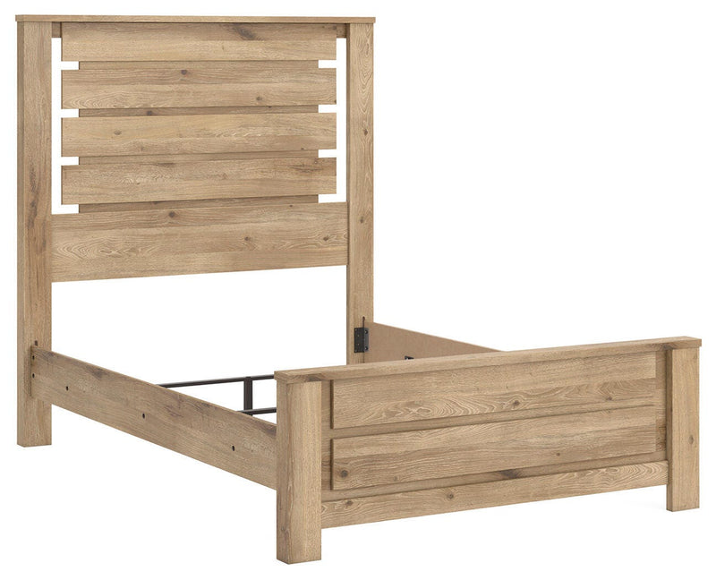 Brozmont Tan Full Panel Bed - B1045B8