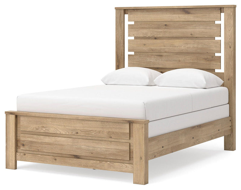 Brozmont Tan Full Panel Bed - B1045B8