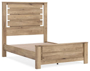Brozmont Tan Full Panel Platform Bed - B1045B10