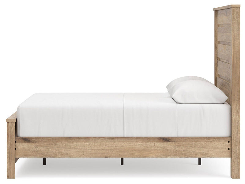 Brozmont Tan Full Panel Platform Bed - B1045B10