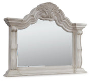 Bruchandi Antique White Bedroom Mirror - PCB948-36