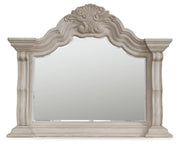 Bruchandi Antique White Bedroom Mirror - PCB948-36