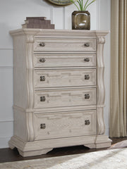 Bruchandi Antique White Chest of Drawers - PCB948-46
