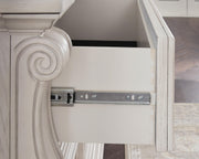 Bruchandi Antique White Dresser and Mirror - PCB948B1