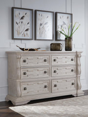 Bruchandi Antique White Dresser - PCB948-31