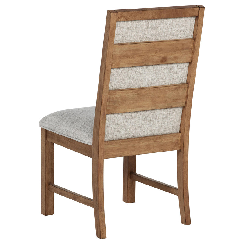 Bruner 5-piece 72-inch Rectangular Dining Set Natural Brown - 109101-S5