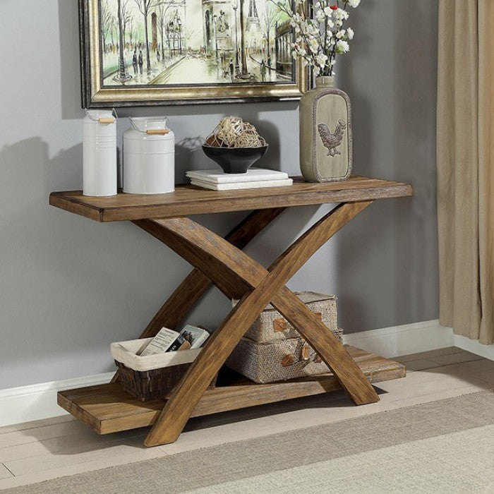 Bryanna Antique Light Oak Sofa Table - CM4178S