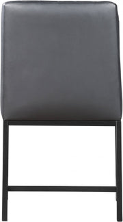 Bryce Vegan Leather Upholstered Dining Chair in Grey, Set of 2 - 918Grey-C