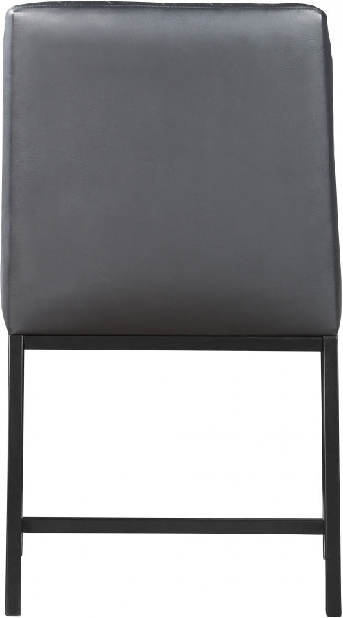 Bryce Vegan Leather Upholstered Dining Chair in Grey, Set of 2 - 918Grey-C